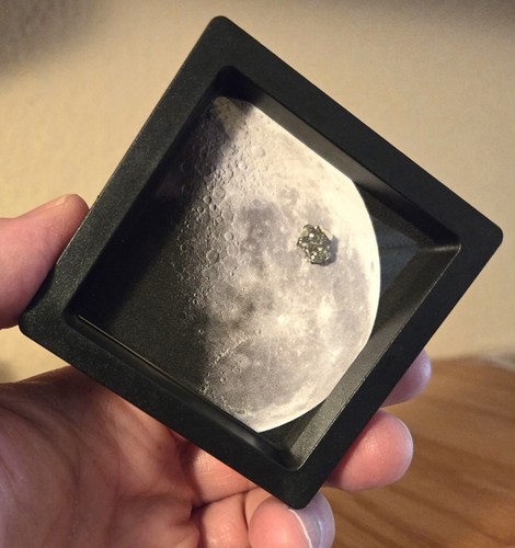 Genuine moon rock lunar - moon, rock,