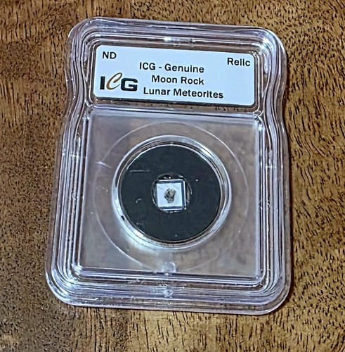 Icg genuine moon rock lunar - moon,