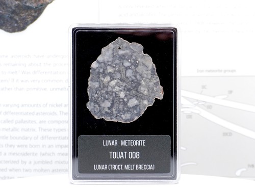 Touat 008 lunar meteorite - lunar,