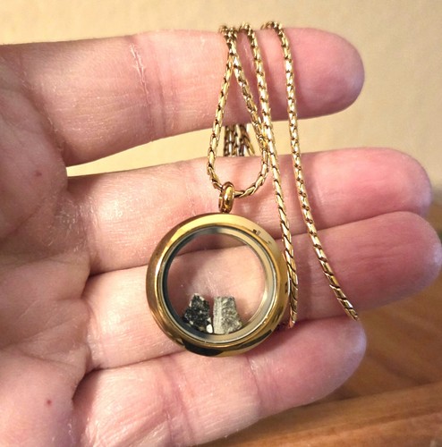 Moon mars rock locket - moon,