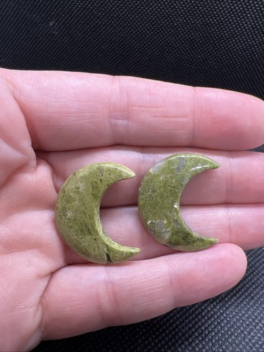 Unakite crystal moon crystals - unakite,